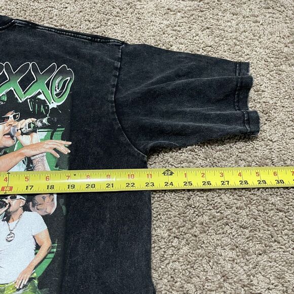 Fied Shirt Mens Large Black Feliz Cumpleanos Ferxxo Faded Columbian Hip Hop - Picture 9 of 9